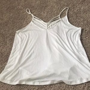 Express one eleven strappy front tank